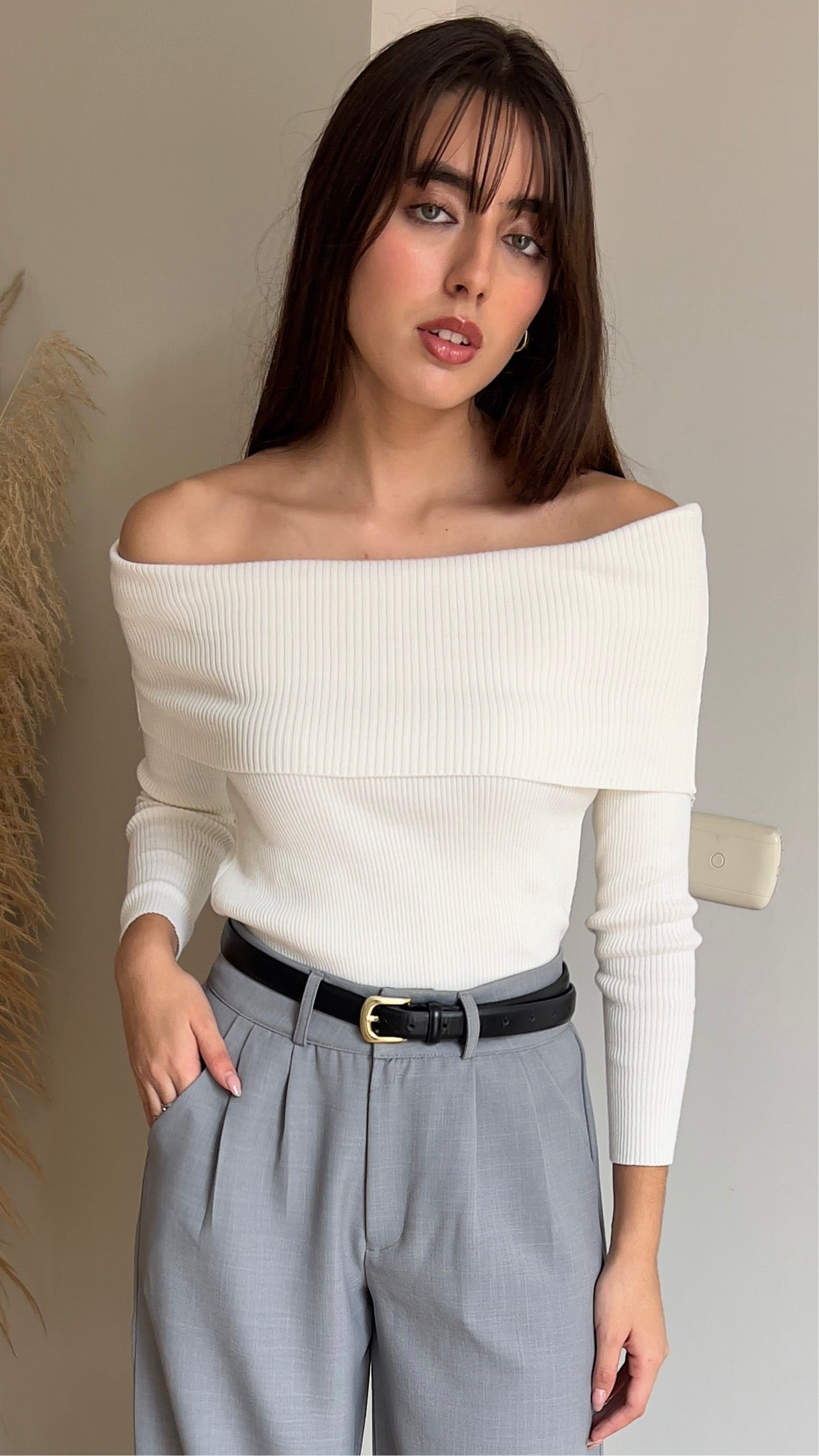 Polo off shoulder