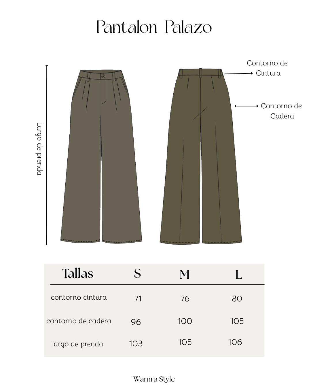 Pantalón Palazo