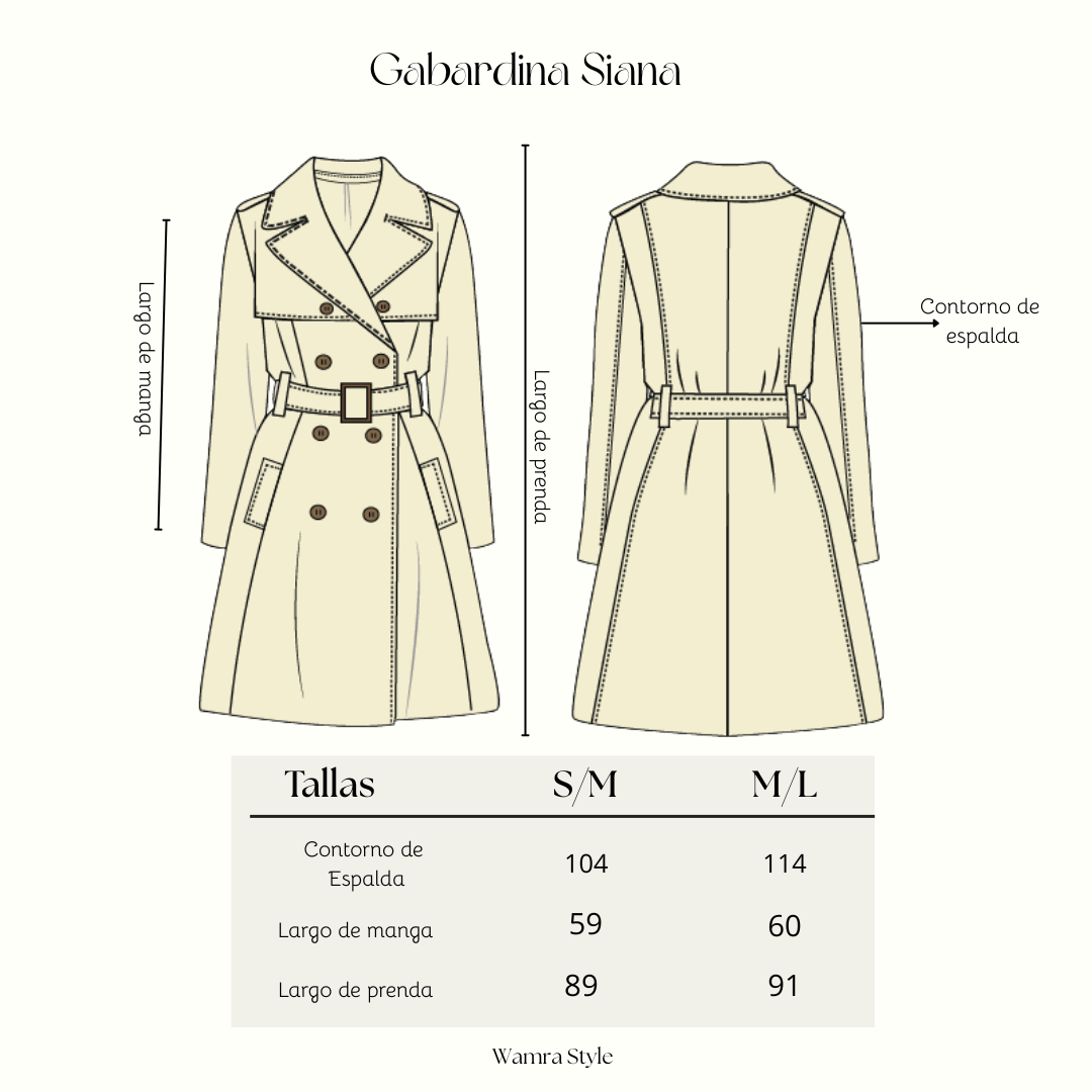 Gabardina Sianna