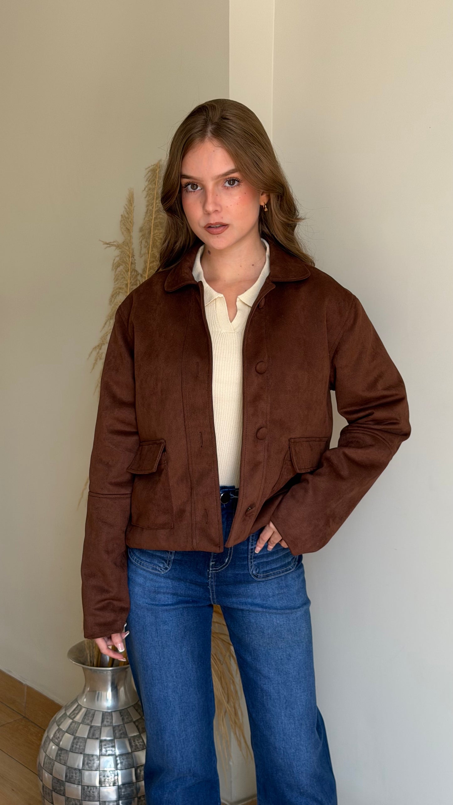 Chaqueta Sued