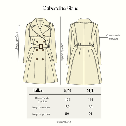 Gabardina Sianna
