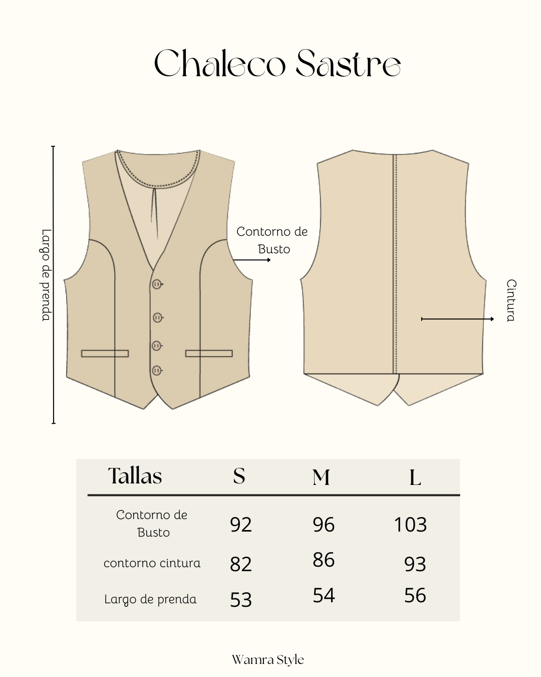 Chaleco Sastre